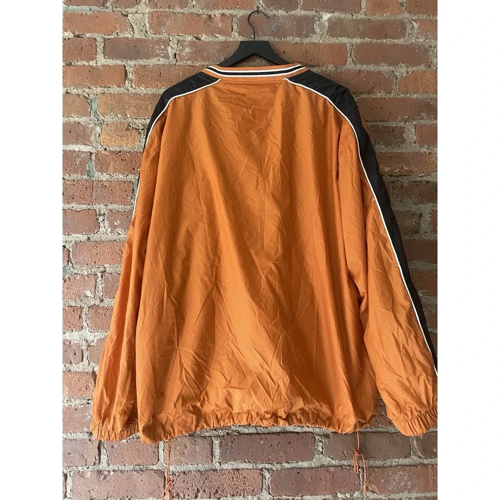 Vintage Russell Athletic Texas Longhorns Windbreaker Men L Pullover Fleece Lined